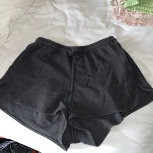 Brandy Melville waffle shorts